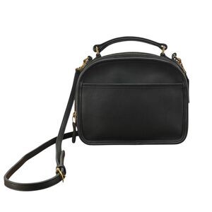 Vintage Coach Lunch Box Zip 9991 Black Crossbody Shoulder Bag